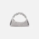 alexander wang silver scrunchie mini bag - KITH-SHOP