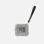 alexander wang white crystal pillow wristlet - KITH-SHOP