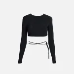 alix marissa black crop top - KITH-SHOP