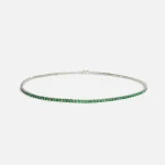 amy shehab angelina ii emerald tennis necklace - KITH-SHOP