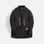 and wander long sleeve tech shirt black - KITH-SHOP