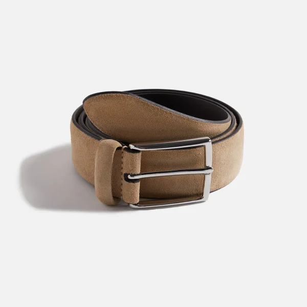 anderson s tan suede semi formal belt - KITH-SHOP