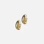 anni lu gold high tide hoop earrings - KITH-SHOP