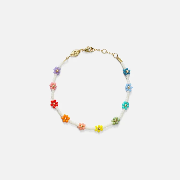 anni lu multi color flower power bracelet - KITH-SHOP