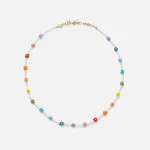 anni lu multi colored flower power necklace - KITH-SHOP