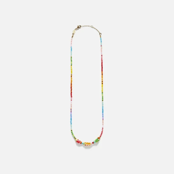 anni lu multi colored smile necklace - KITH-SHOP