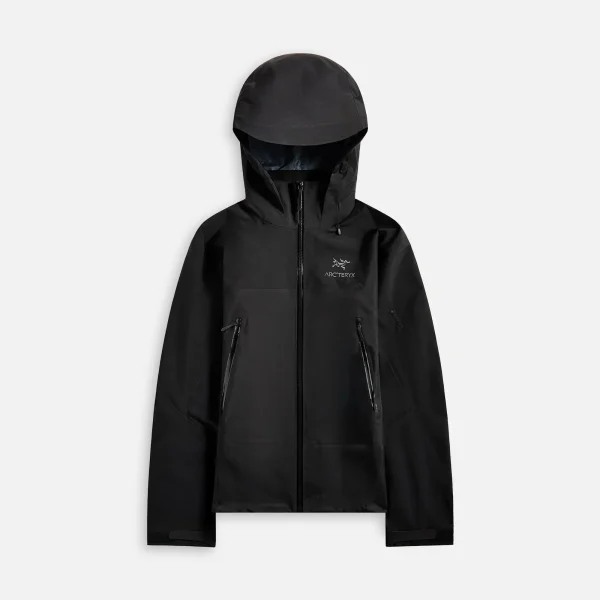 arc teryx beta ar waterproof hardshell jacket black - KITH-SHOP