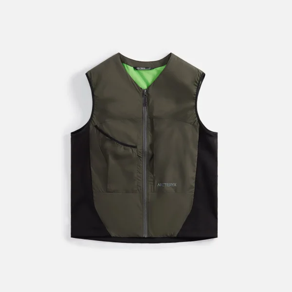 arc teryx system a chexa hybrid vest in borealis - KITH-SHOP