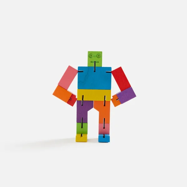 areaware cubebot small multicolor puzzle toy - KITH-SHOP