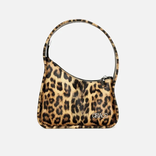 ashley ciriaco minimalist leopard print baguette bag - KITH-SHOP