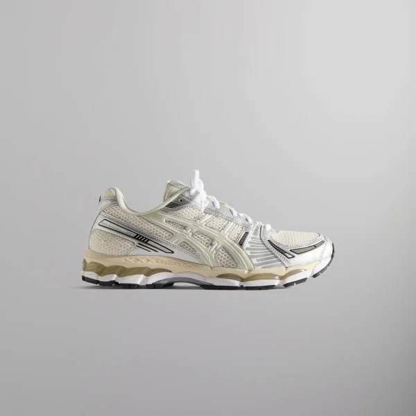 asics gel kayano 12 1 by ronnie fieg cream pure aqua - KITH-SHOP