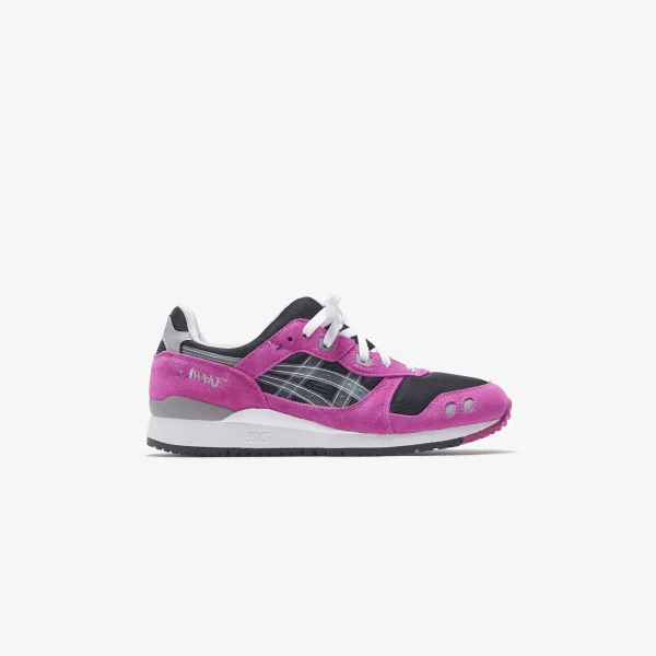 asics x awake gel lyte iii sneakers black and pink - KITH-SHOP