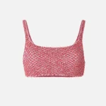 asta resort grace rosetta sequined crop top - KITH-SHOP