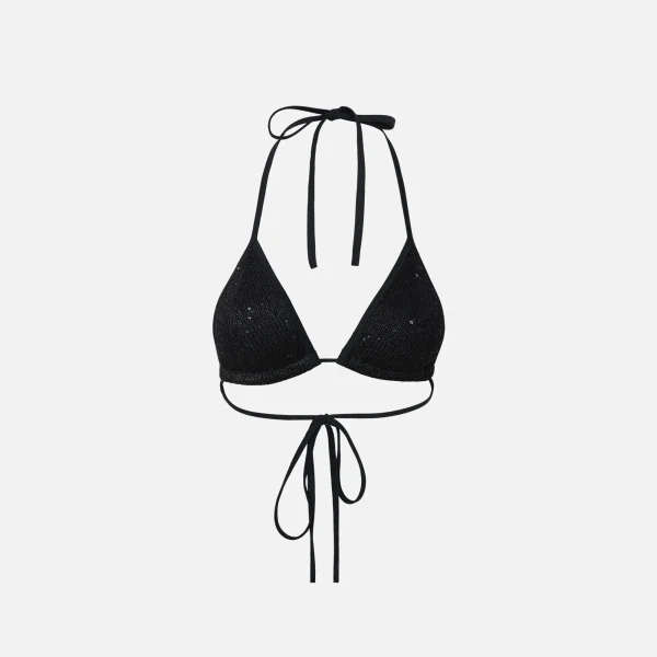 asta resort lio bikini top in black - KITH-SHOP