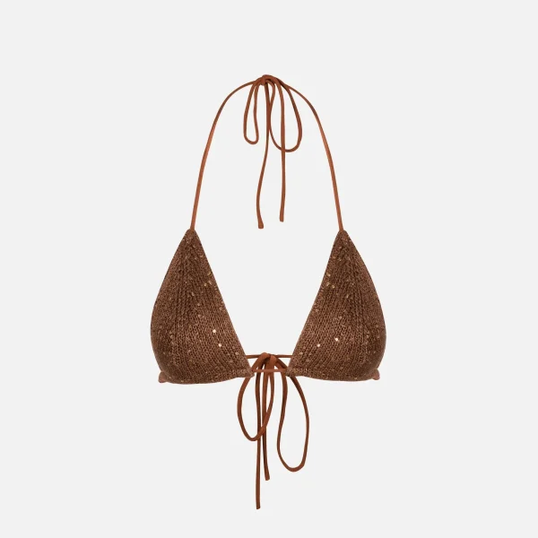 asta resort lio coco sequin bikini top - KITH-SHOP