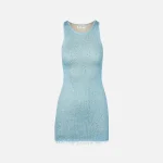 asta resort natalia mini dress in baia blue - KITH-SHOP