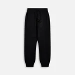 auralee baby cashmere knit pants in black - KITH-SHOP