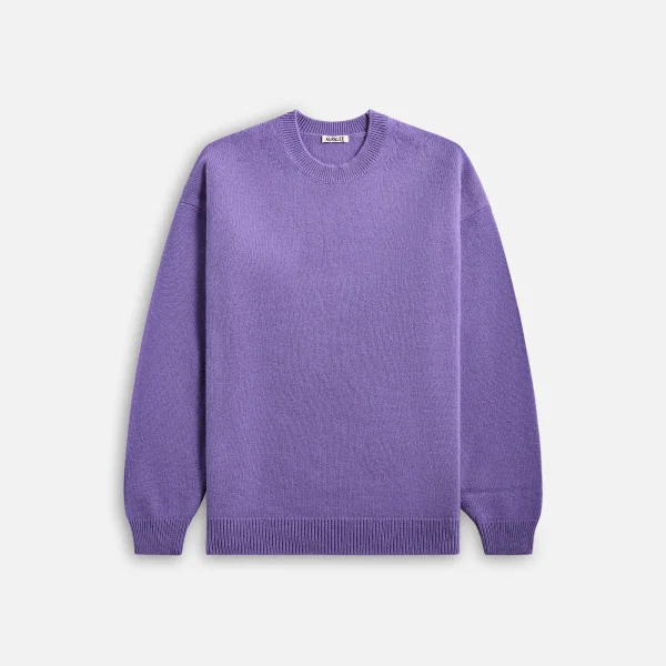 auralee baby cashmere pullover purple - KITH-SHOP