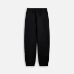 auralee black soft smooth sweatpants - KITH-SHOP