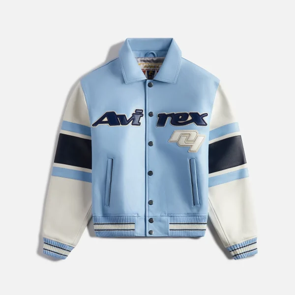 avirex heritage legend jacket in carolina blue - KITH-SHOP