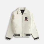 avirex icon white leather jacket - KITH-SHOP