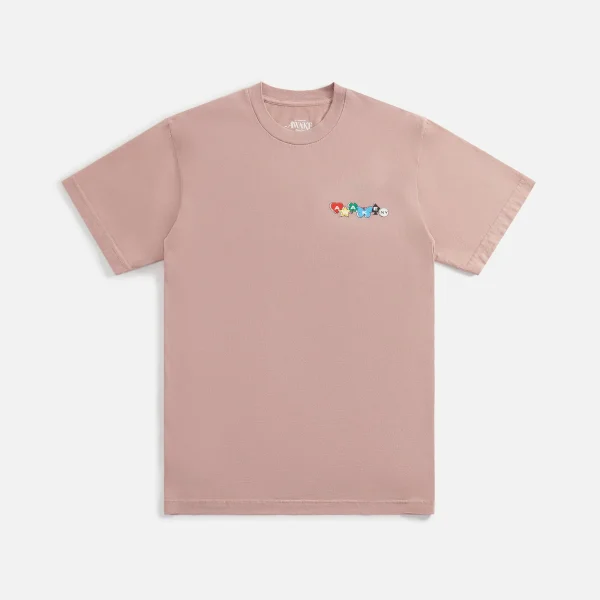 awake ny brown charm logo printed t shirt - KITH-SHOP