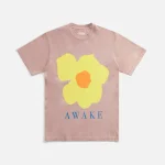 awake ny brown floral print t shirt - KITH-SHOP