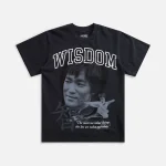 awake ny bruce lee graphic tee washed black - KITH-SHOP