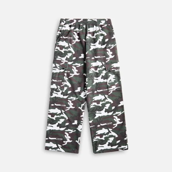 awake ny green camo cargo sweatpants - KITH-SHOP