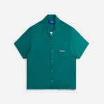 awake ny jade dice printed rayon camp shirt - KITH-SHOP