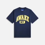 awake ny navy varsity tee - KITH-SHOP