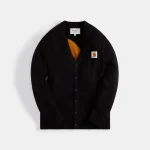 awake ny x carhartt wip black cardigan - KITH-SHOP