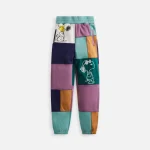 awake ny x peanuts multi color patchwork sweatpants - KITH-SHOP