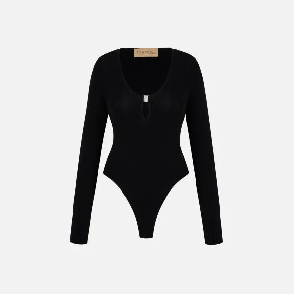 aya muse black sapphire bodysuit - KITH-SHOP