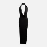 aya muse inaria elegant black dress - KITH-SHOP