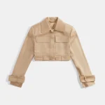 aya muse manza jacket in sand - KITH-SHOP