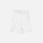 aya muse white luisa silk bike shorts - KITH-SHOP