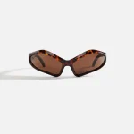 balenciaga 77 unisex bio injection tortoise sunglasses - KITH-SHOP