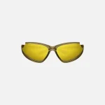 balenciaga bio injection racer frame sunglasses brown yellow - KITH-SHOP