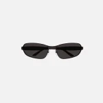 balenciaga black metal frame sunglasses - KITH-SHOP