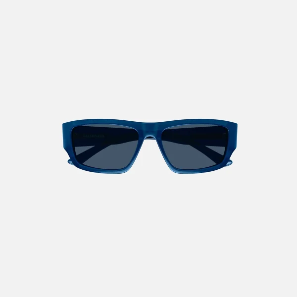 balenciaga blue acetate logo eyewear frame - KITH-SHOP