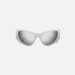 balenciaga light up frames with injection silhouette silver - KITH-SHOP