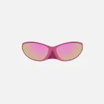 balenciaga pink metal frame sunglasses - KITH-SHOP