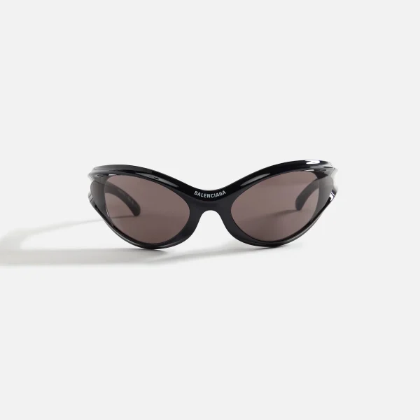 balenciaga unisex bio injection 77 sunglasses black grey - KITH-SHOP