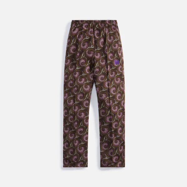 baracuta x needles collaboration track pant dark brown - KITH-SHOP