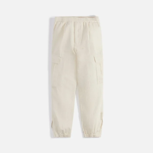 barena rambagio crespon pant in white - KITH-SHOP