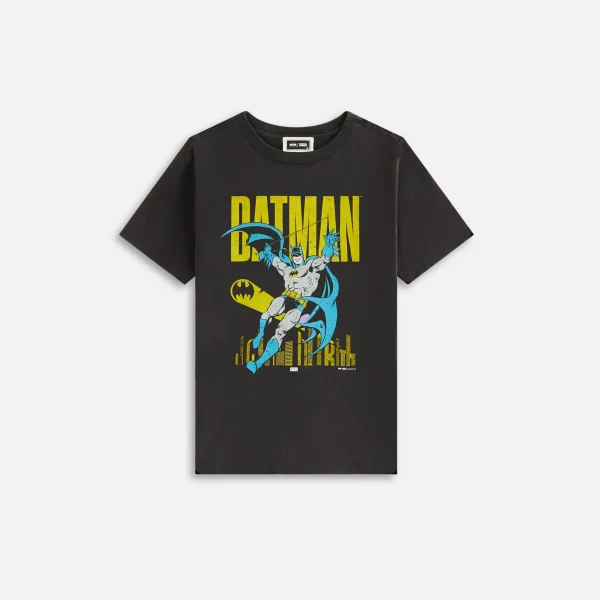 batman kith kids vintage black classic tee - KITH-SHOP