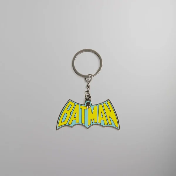 batman kith retro logo keychain multicolor - KITH-SHOP