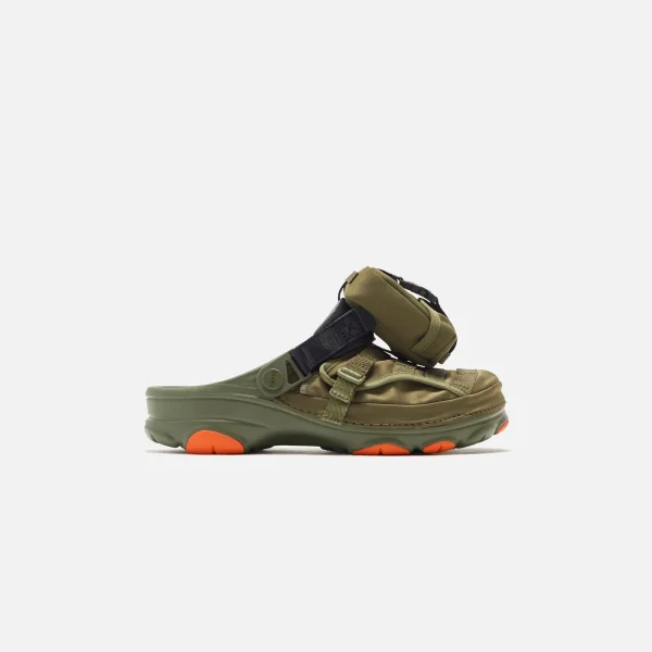 beams x crocs classic outdoor clog in green - KITH-SHOP