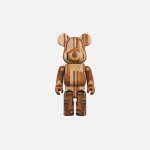 bearbrick karimoku yosegi 400 wooden art toy - KITH-SHOP